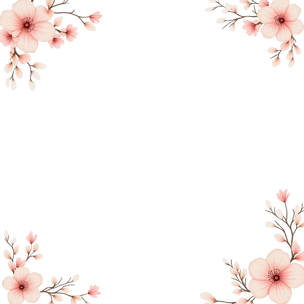 Cherry Blossom Frame